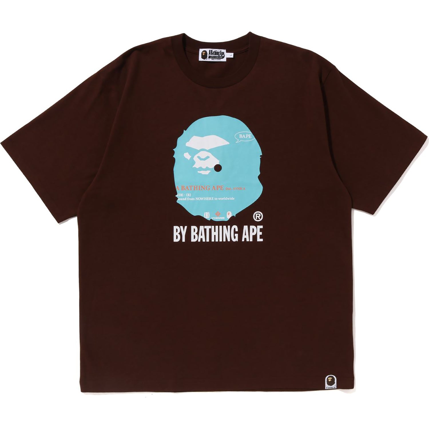 (B)Y BATHING APE TEE RELAXED FIT MENS