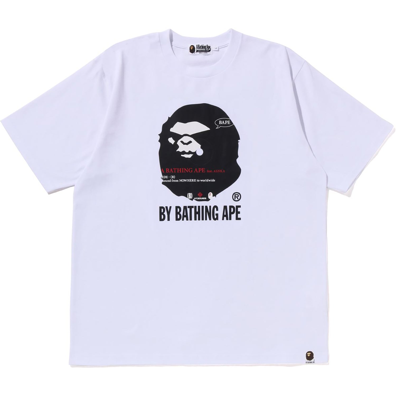 (B)Y BATHING APE TEE RELAXED FIT MENS