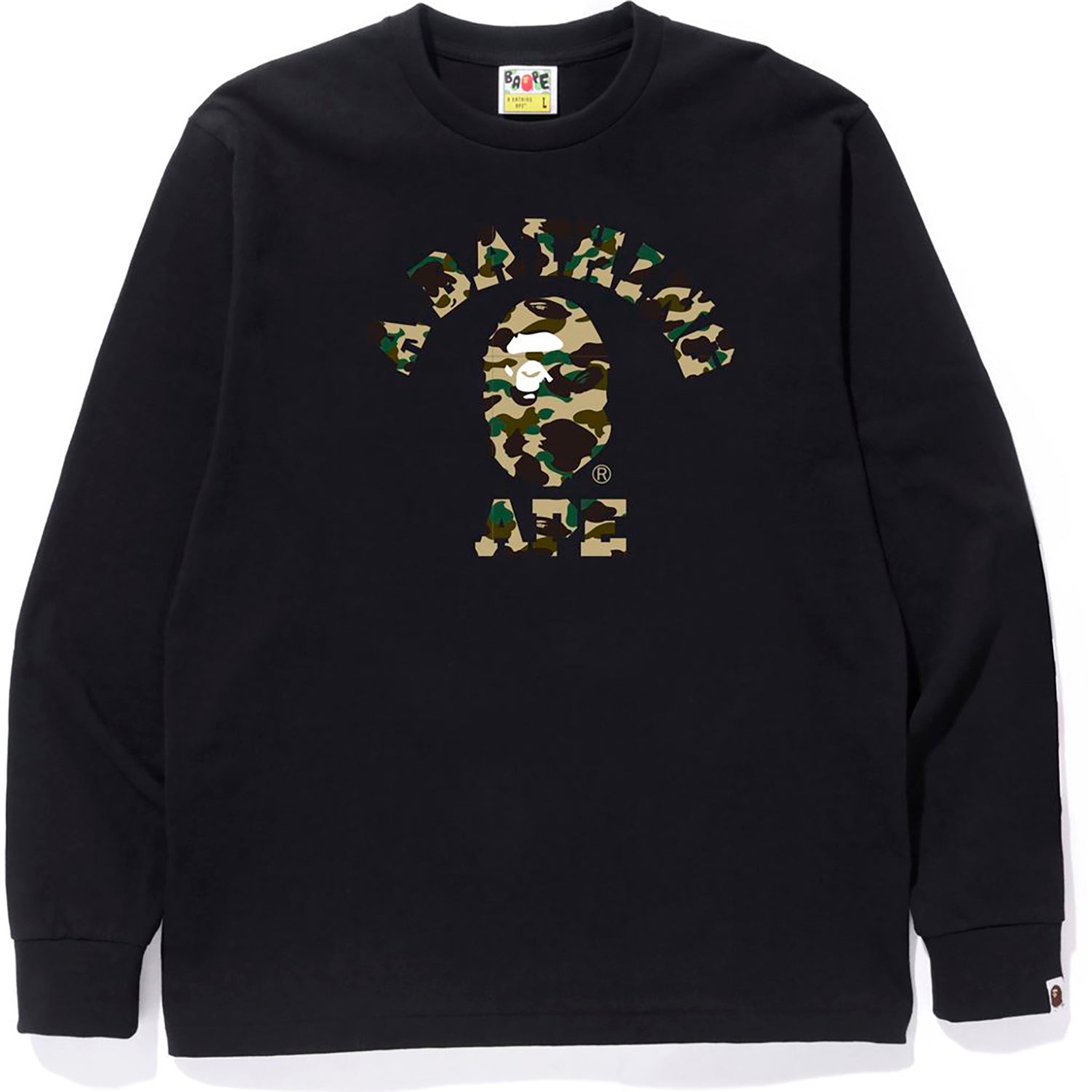 1ST CAMO COLLEGE L/S TEE MENS