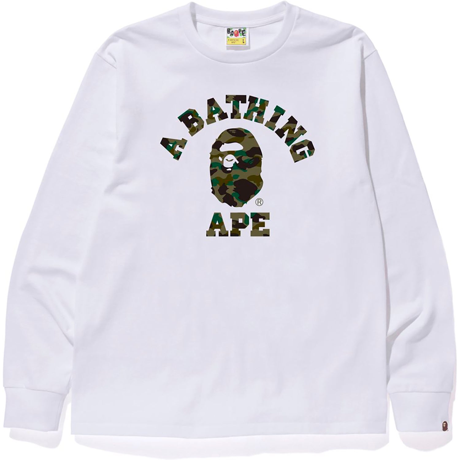 1ST CAMO COLLEGE L/S TEE MENS
