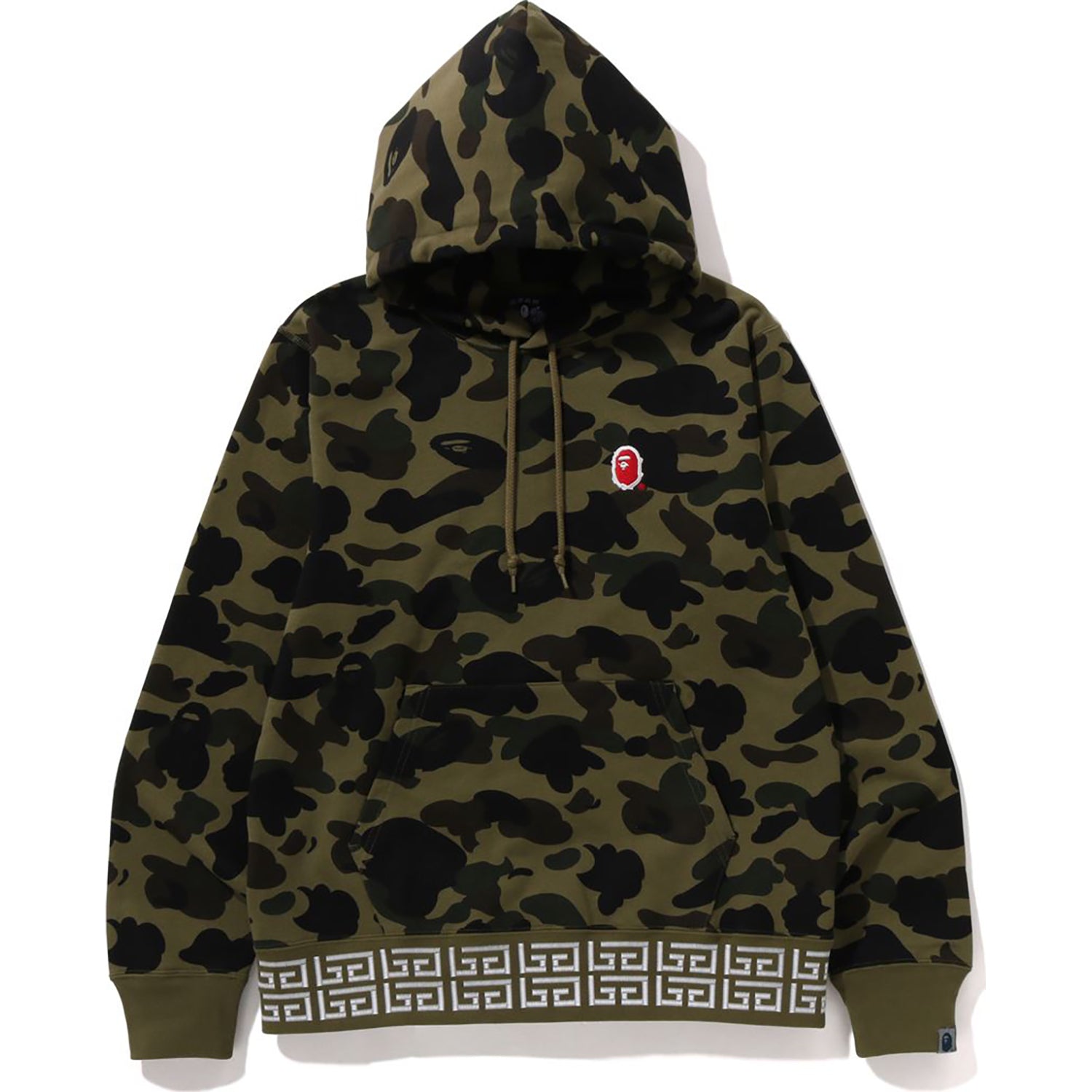 1ST CAMO BRUSH COLLEGE PULLOVER HOODIE MENS