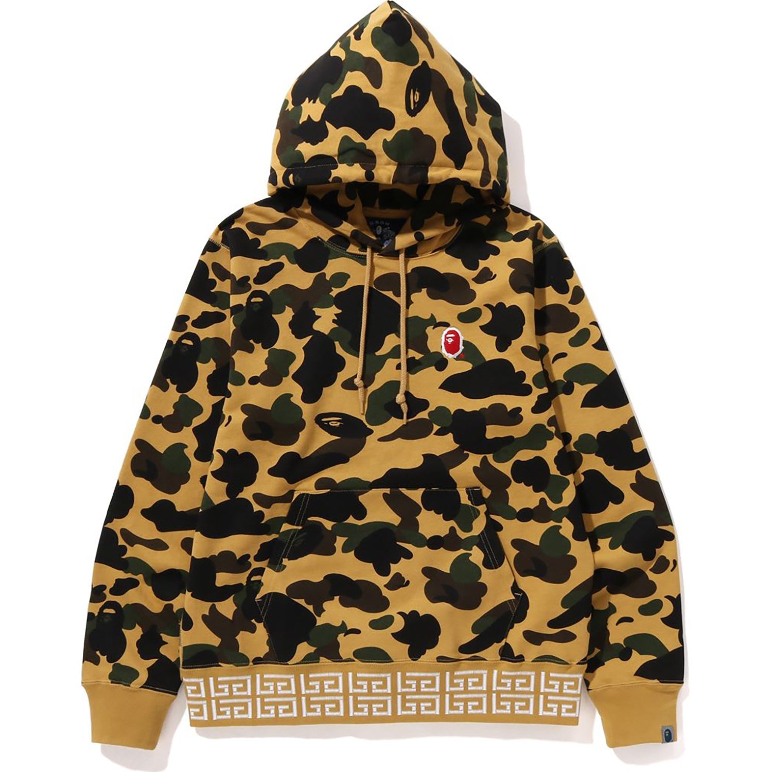 1ST CAMO BRUSH COLLEGE PULLOVER HOODIE MENS