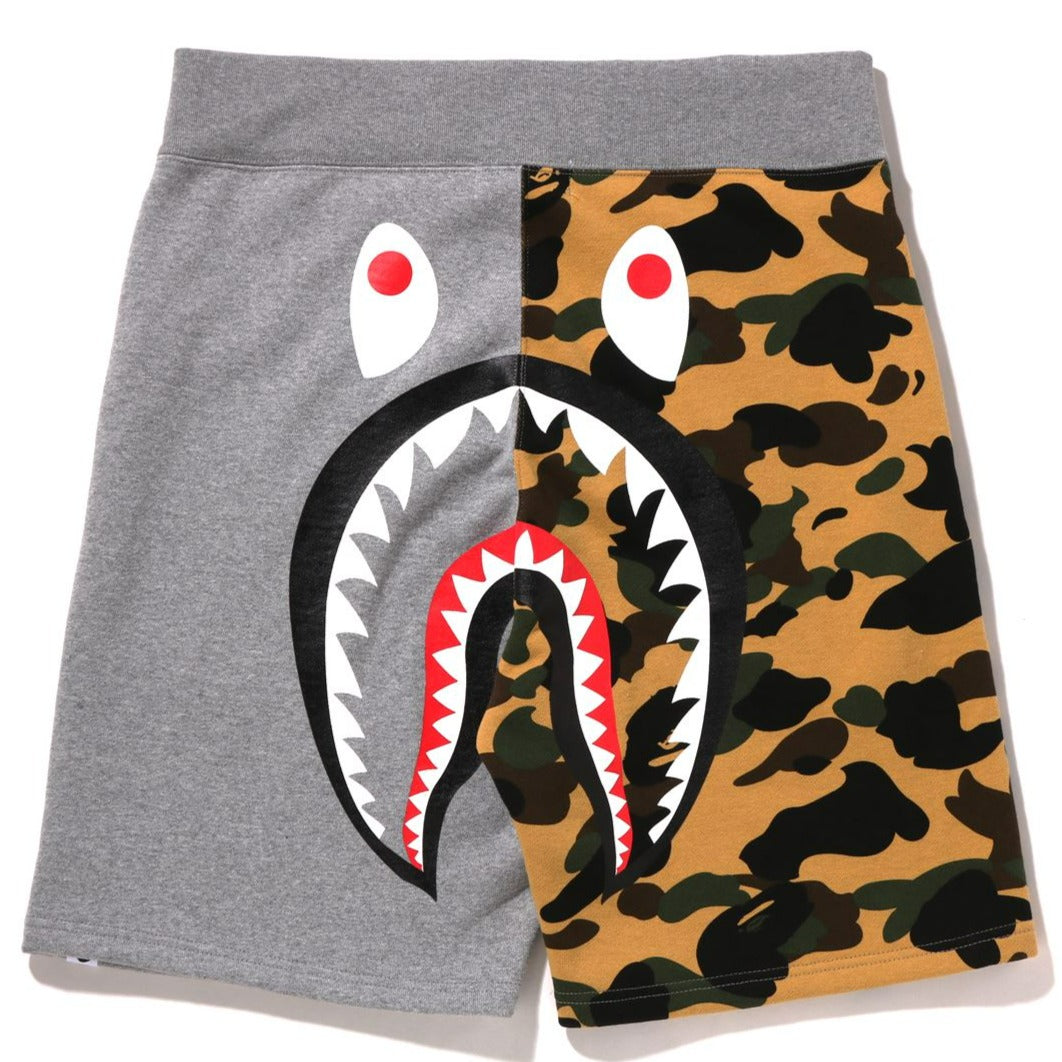 1ST CAMO BACK SHARK SWEAT SHORTS MENS