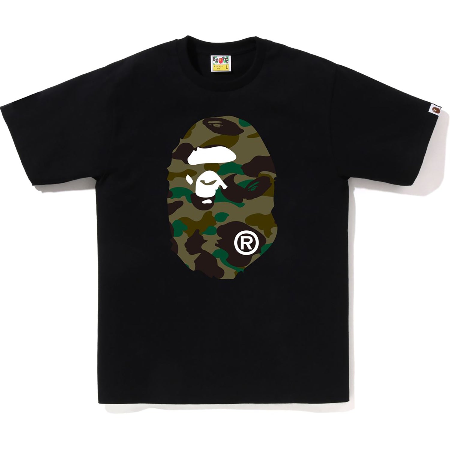 1ST CAMO BIG APE HEAD TEE MENS