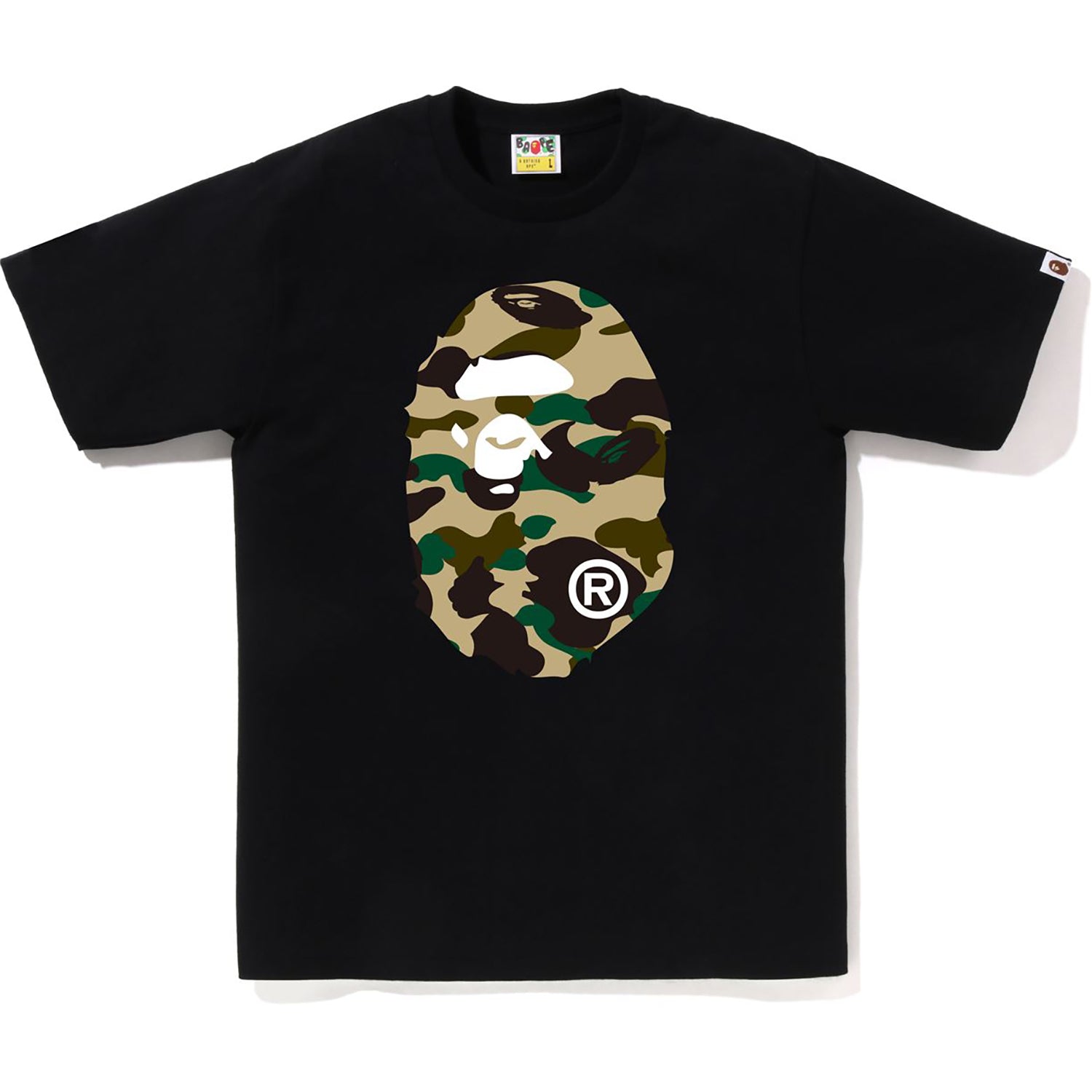1ST CAMO BIG APE HEAD TEE MENS