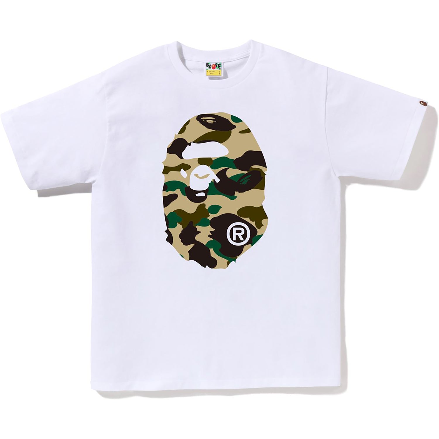1ST CAMO BIG APE HEAD TEE MENS
