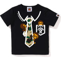 1ST CAMO BABY MILO NECK TIE PRINT TEE KIDS